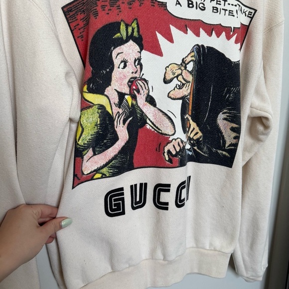 Gucci x Disney Snow White Graphic Sweatshirt – Rare Collab S Unisex - Picture 3 of 11